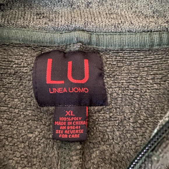 Linea Uomo zipper jacket size XL - Picture 2 of 2